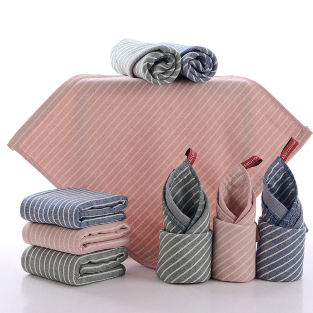 3Pcs Thick Striped Cotton Towe - Home Textiles In Pakistan reseña y precio
