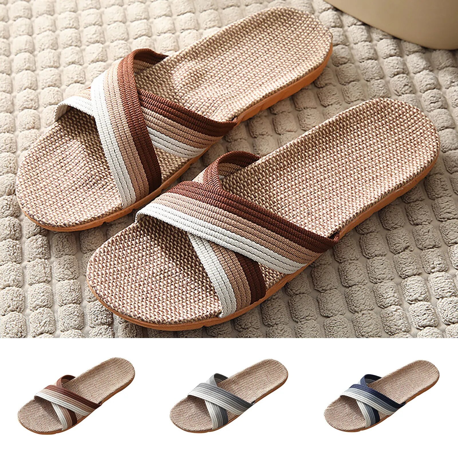 2026 New Linen Slippers for Me - Home Textile reseña y precio
