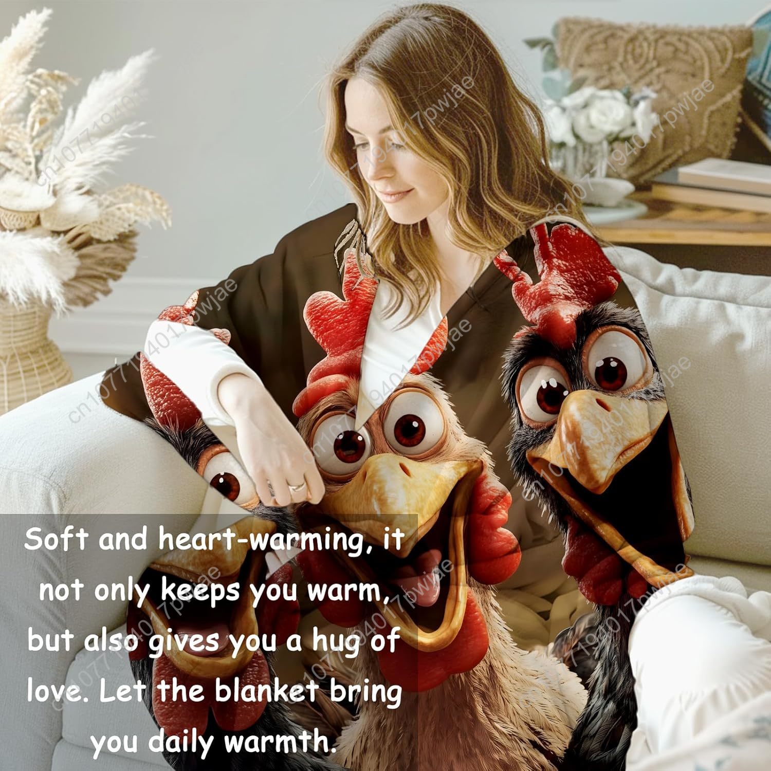 Chickens Blanket Gifts for Wom - Home Textile reseña y precio
