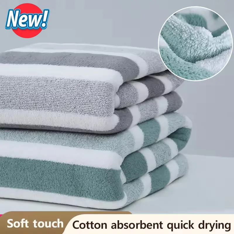 2026 New 1 Pc Striped Face Tow - Home Textiles Face Towel reseña y precio
