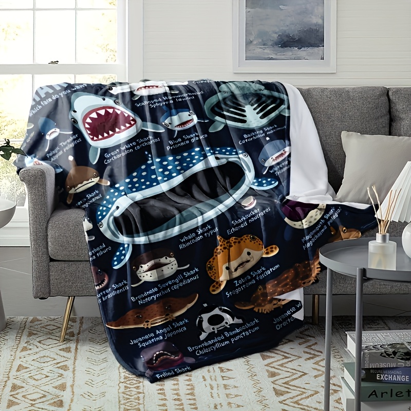 Cozy Shark Face patterns Flann - Home Textiles Face Towel reseña y precio