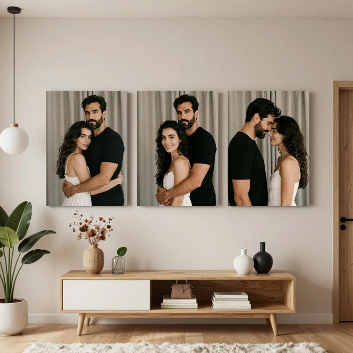 Set of 3 Custom Photo Decor Pi - Home Textiles Photos reseña y precio