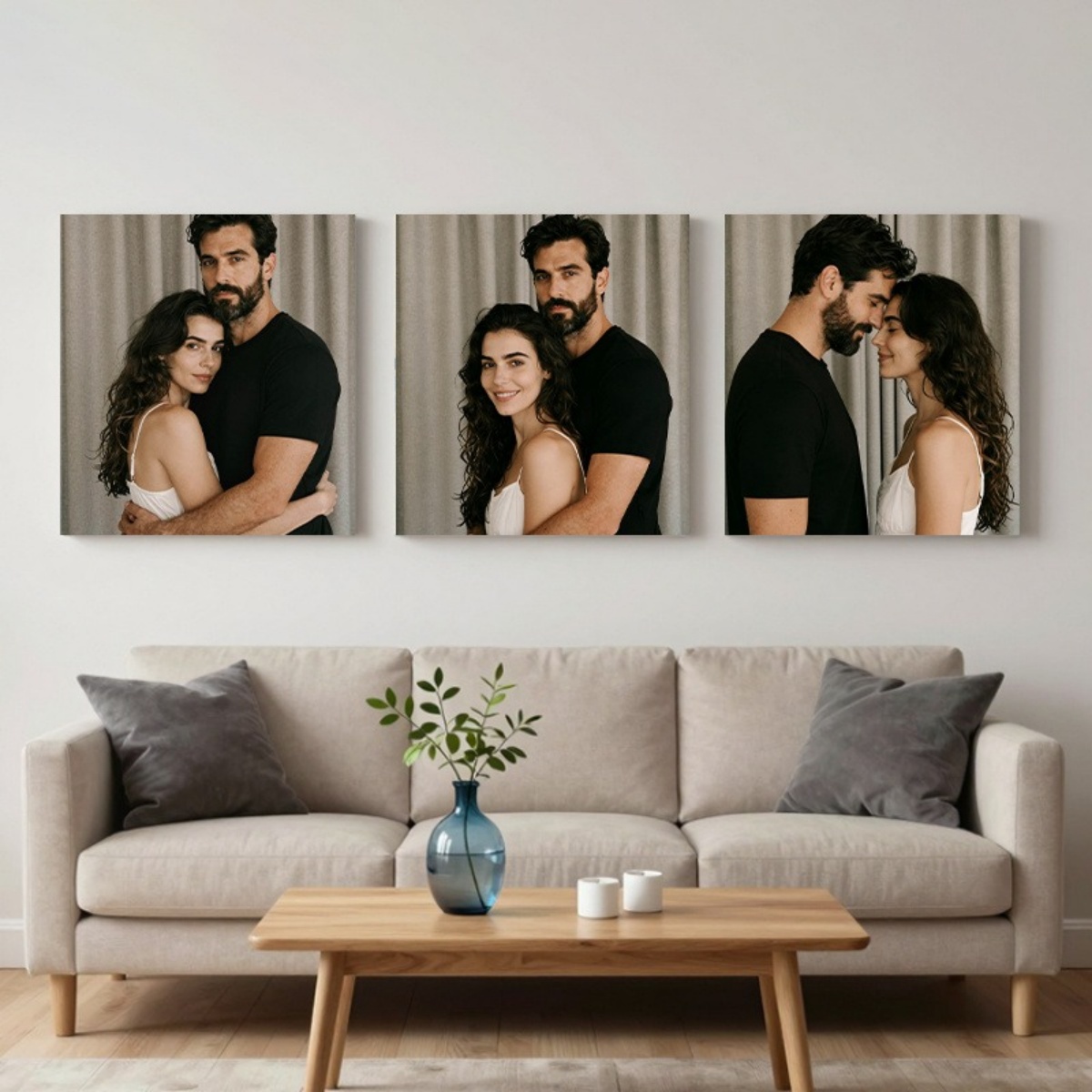 Set of 3 Custom Photo Decor Pi - Home Textiles Photos reseña y precio