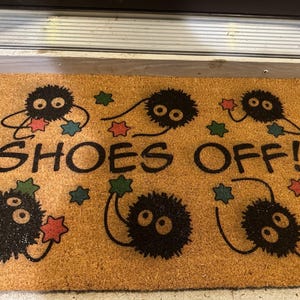 Custom Shoe off Coir Doormat W - Your Home Textiles reseña y precio
