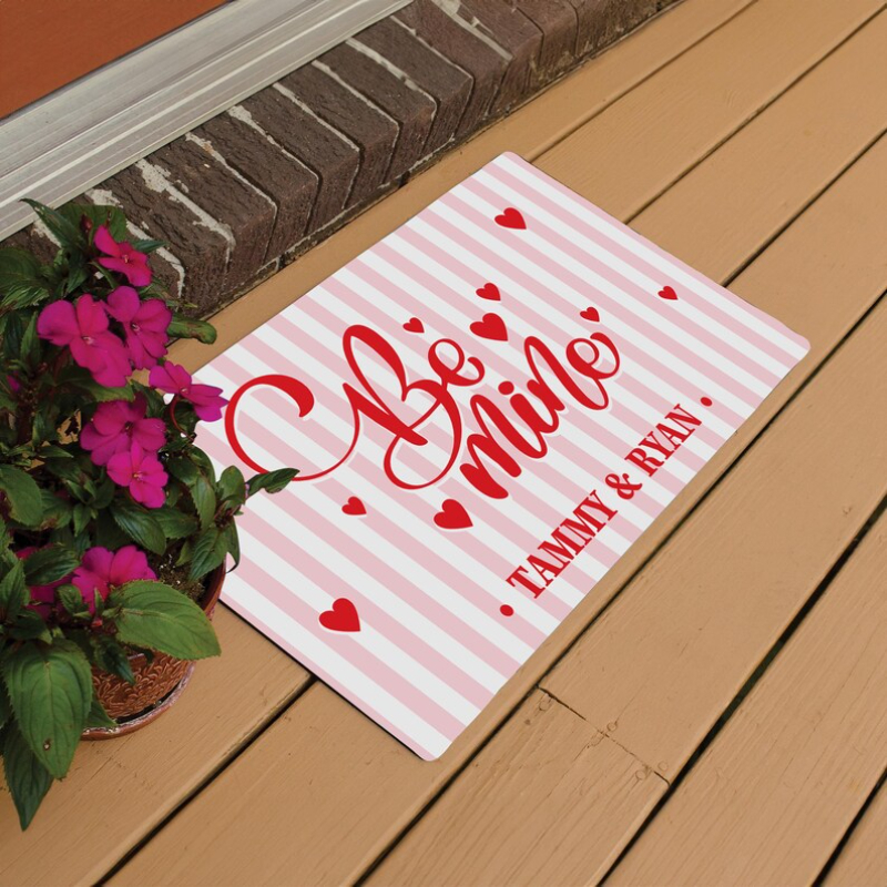 Personalized Valentine Doormat - Home Textiles Today Logo reseña y precio