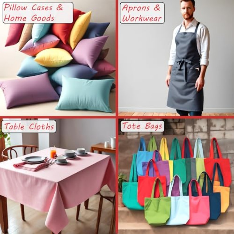 Poly Cotton Fabric for Sewing  - Home Textile reseña y precio