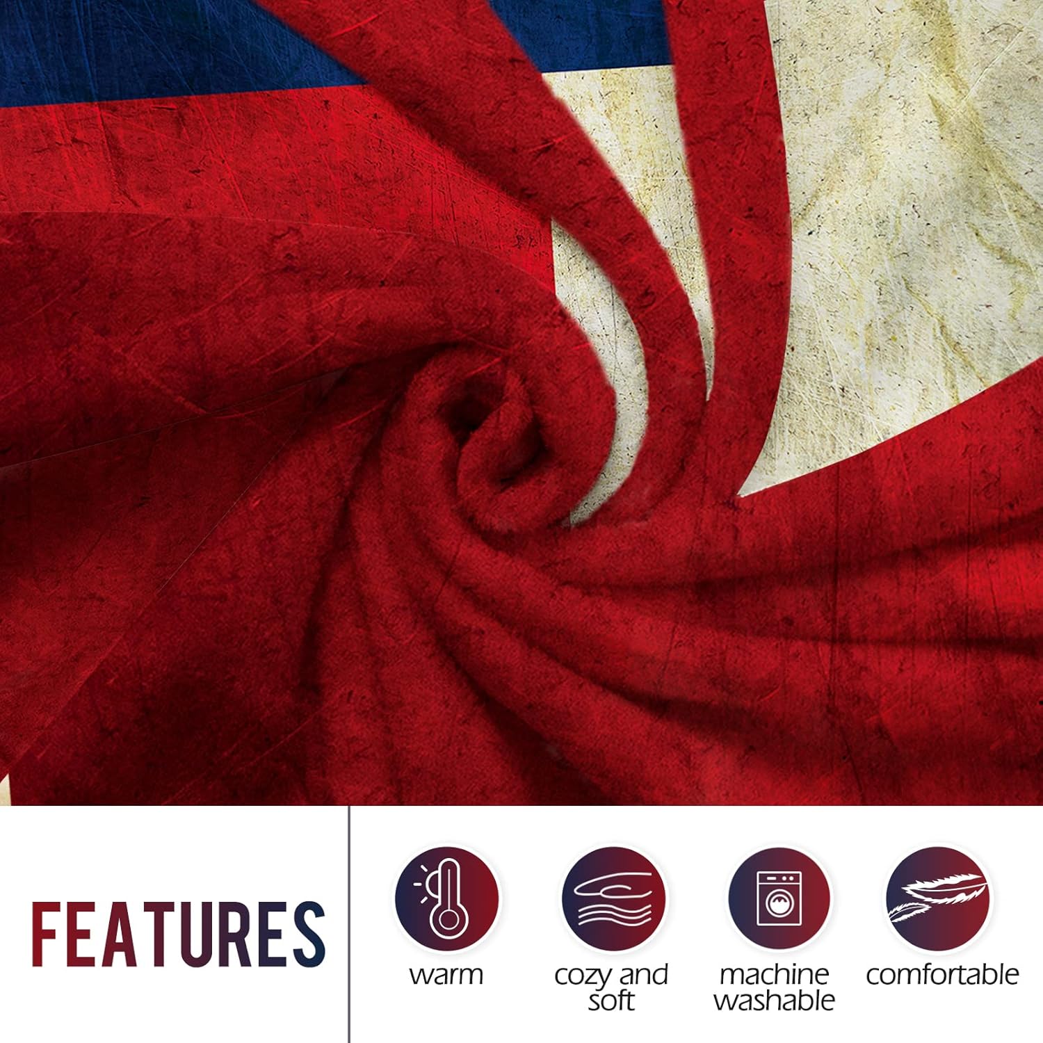 Levens Texas Flag Throw Blanke - Home Textile reseña y precio