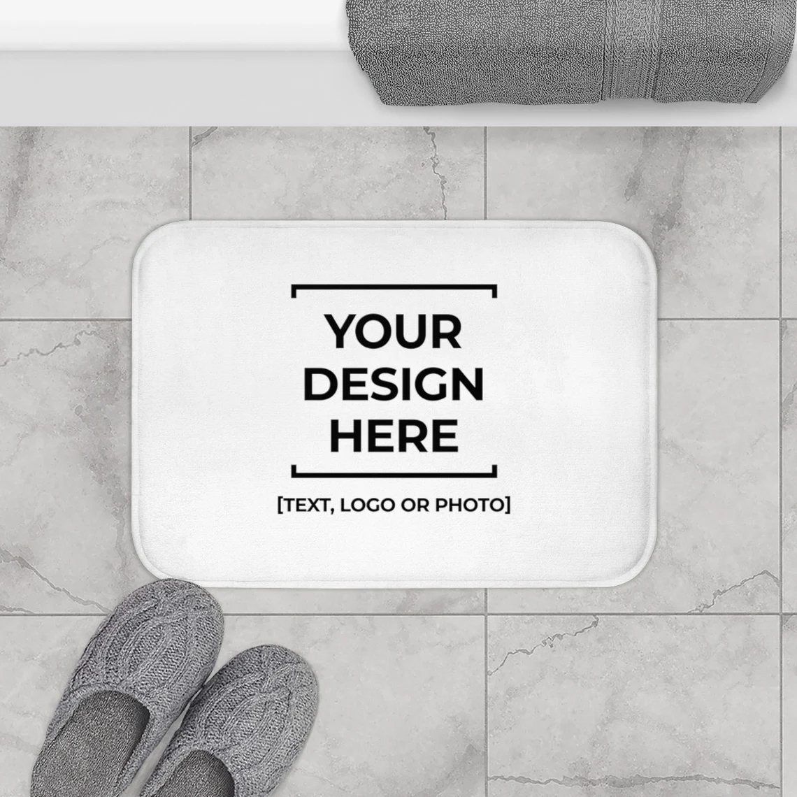 Personalized Bath Mat, Custom  - Your Home Textiles reseña y precio