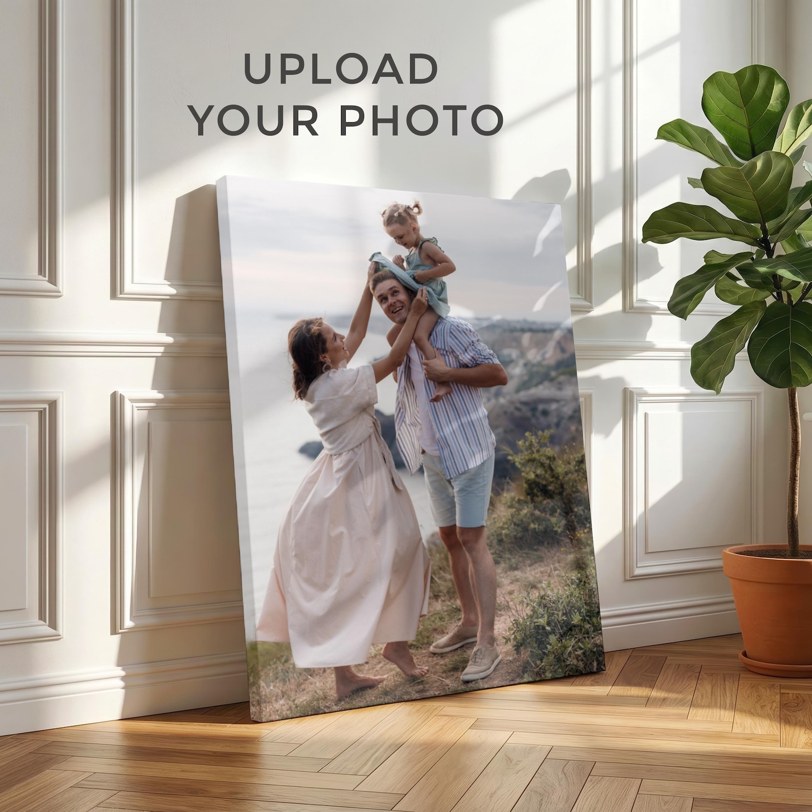 Personalized Photo Canvas, Cus - Home Textiles Photos reseña y precio