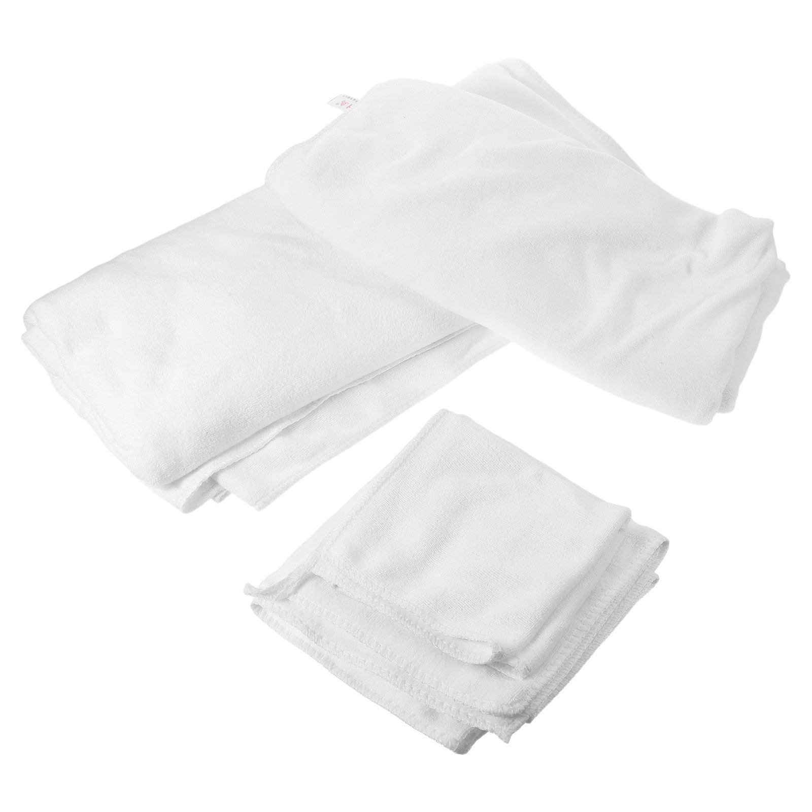 4Pcs Cotton Towel Set White Ba - Home Textiles In Pakistan reseña y precio