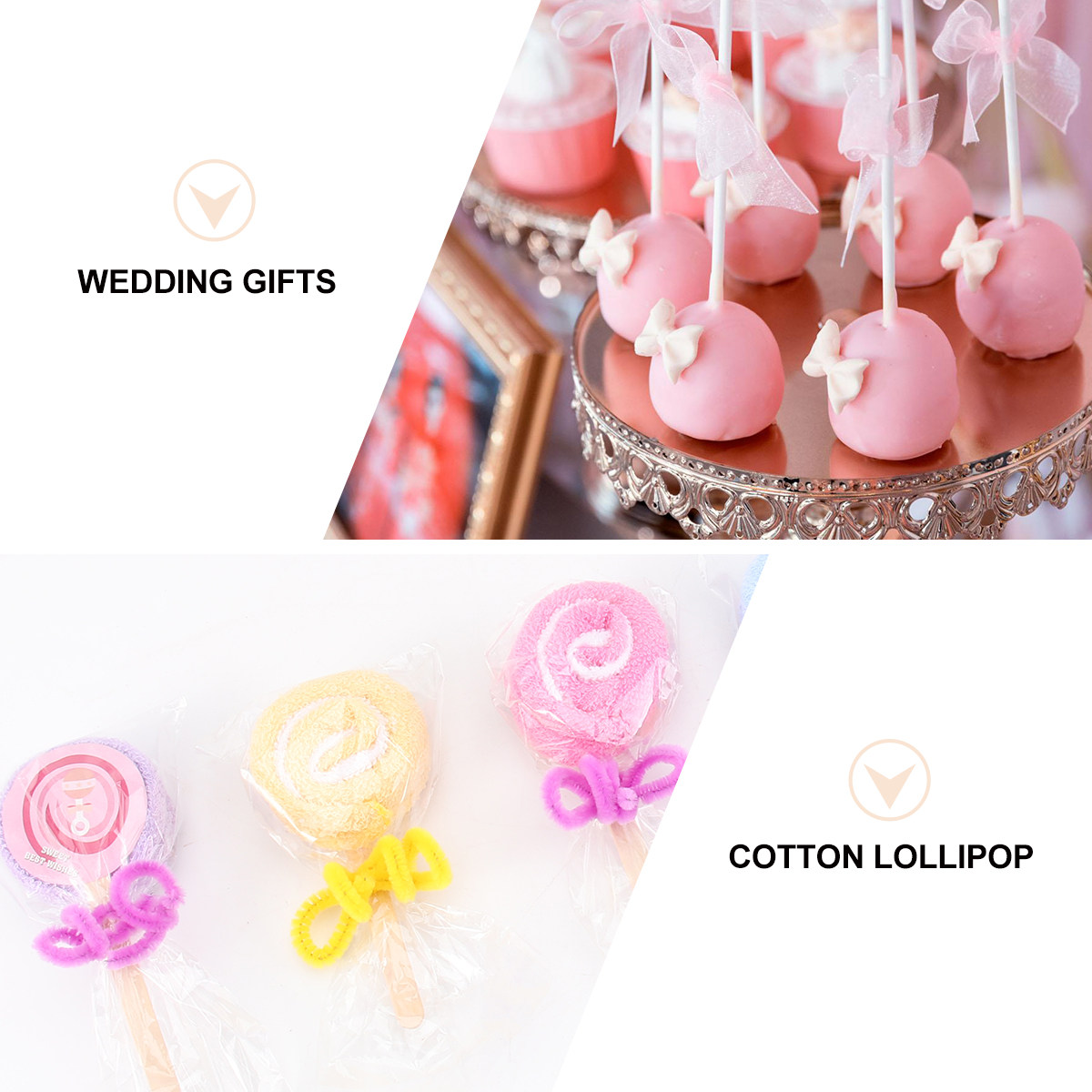 5Pcs Creative Lollipop Design  - Home Textiles Face Towel reseña y precio
