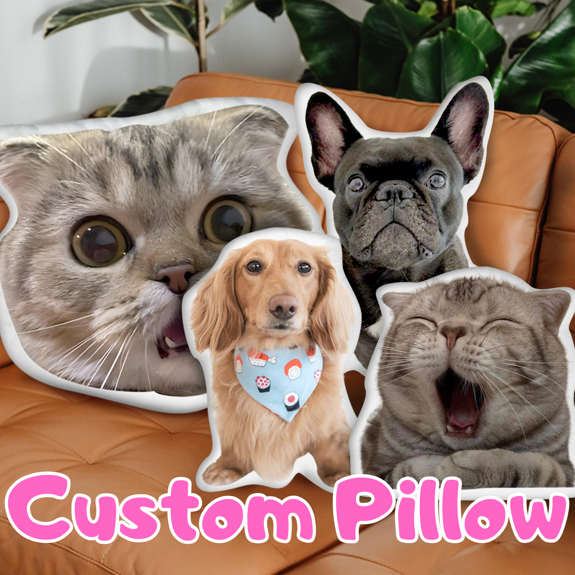 Custom Pets Cushion Personaliz - Home Textiles Photos reseña y precio