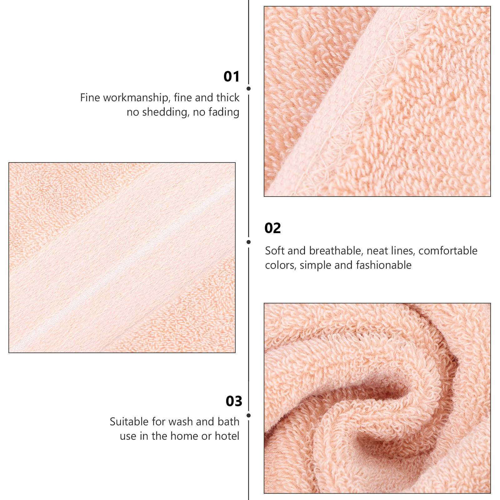 1Pcs Cotton Face Towel Premium - Home Textiles In Pakistan reseña y precio