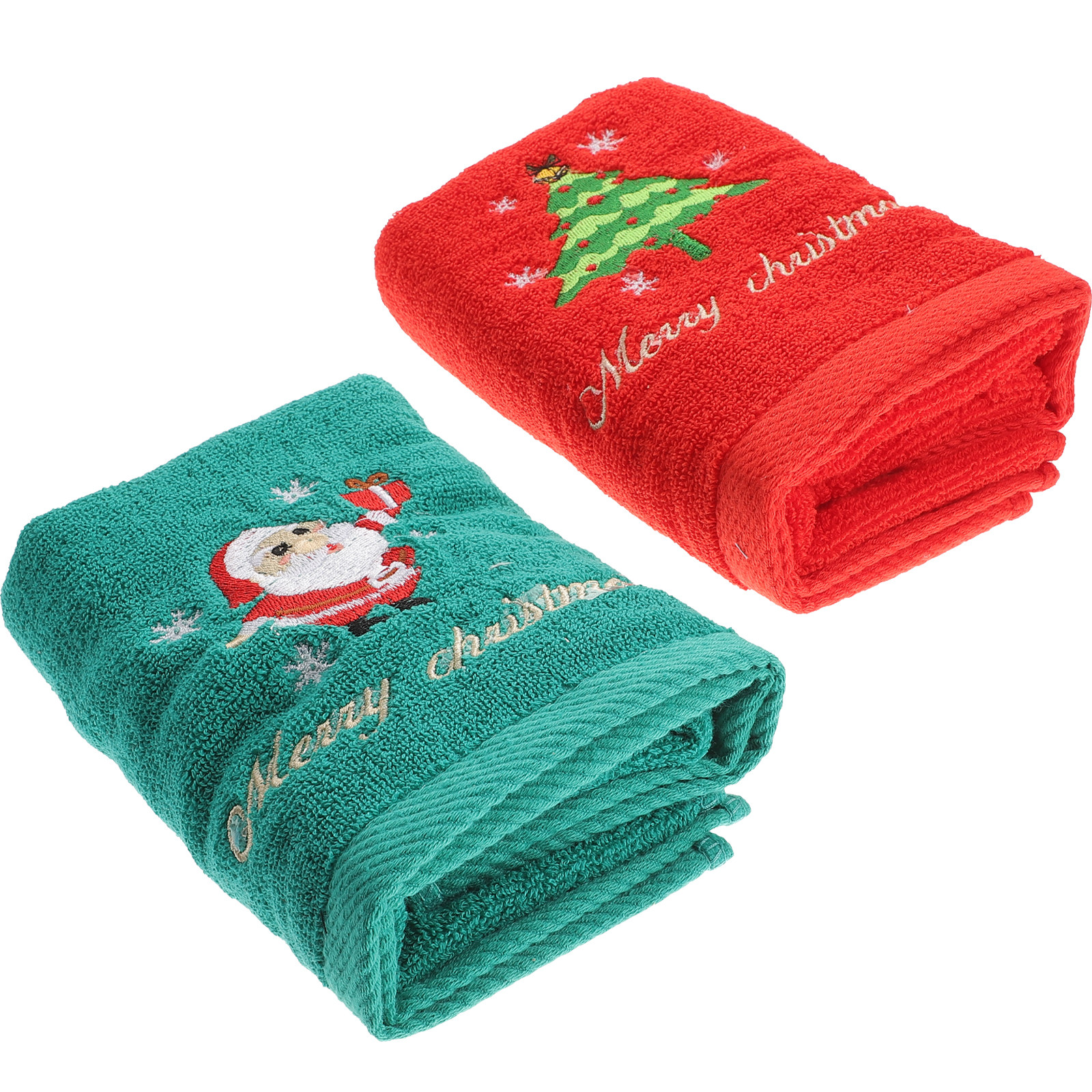 2Pcs Christmas Cotton Towels E - Home Textiles In Pakistan reseña y precio