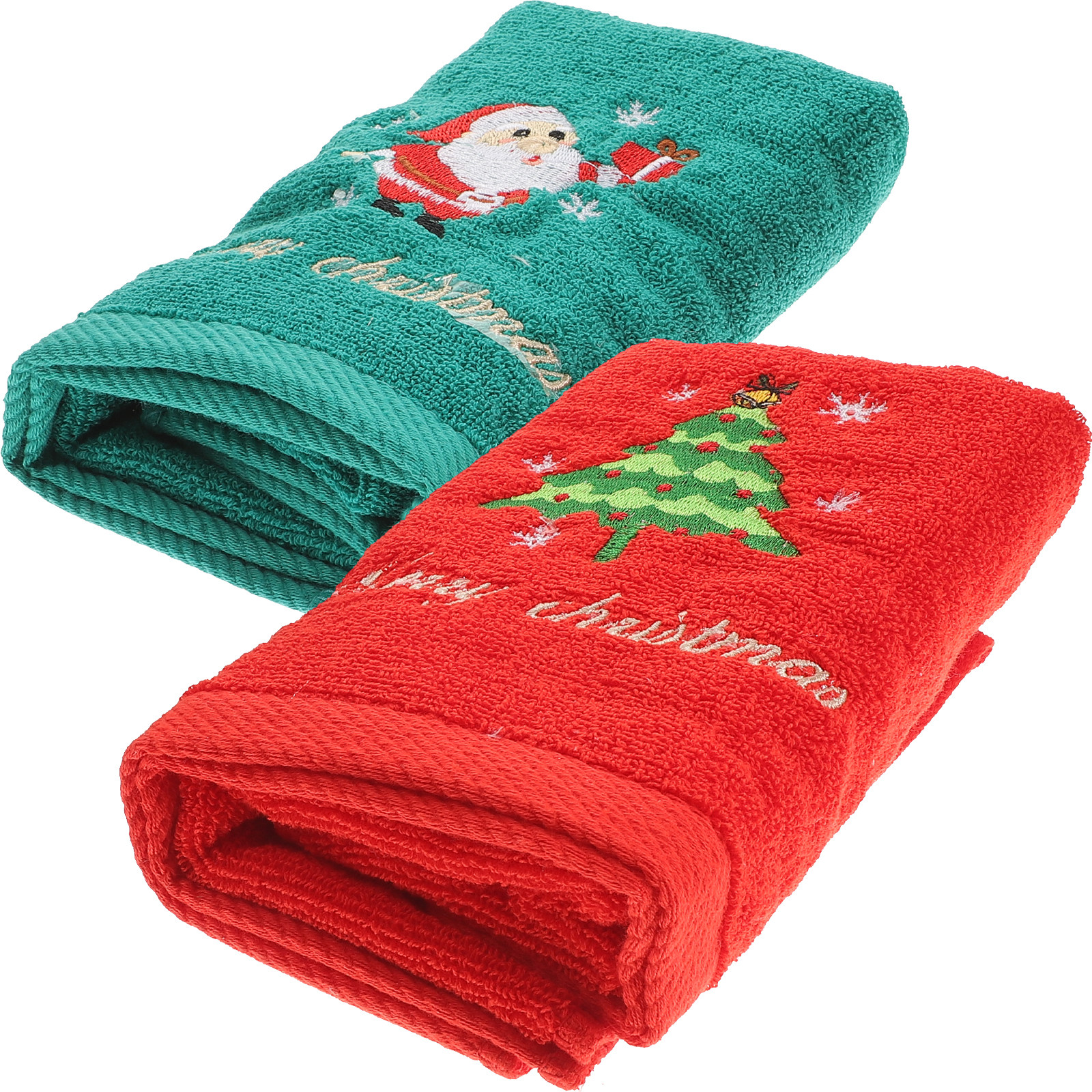 2Pcs Christmas Cotton Towels E - Home Textiles In Pakistan reseña y precio