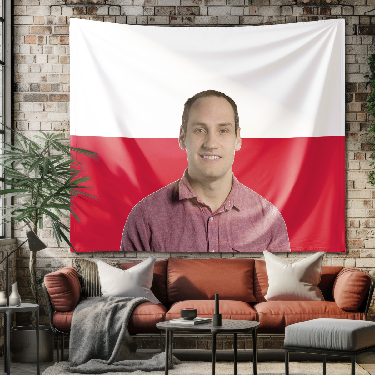1Pc Custom Photo Polyster Flag - Home Textiles Photos reseña y precio