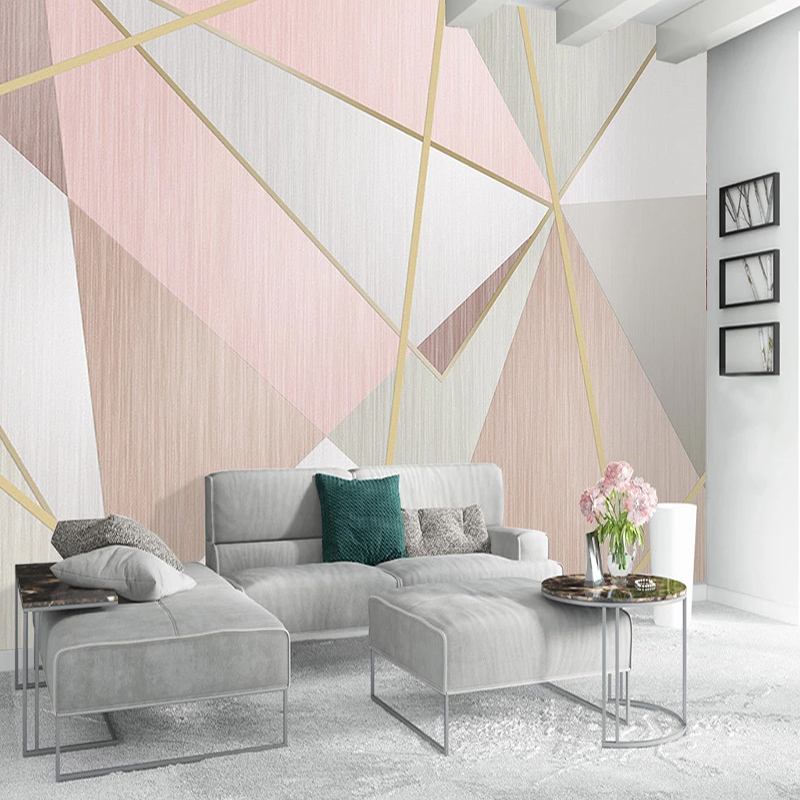 Modern 3D Wallpaper Geometric  - Home Textiles Photos reseña y precio