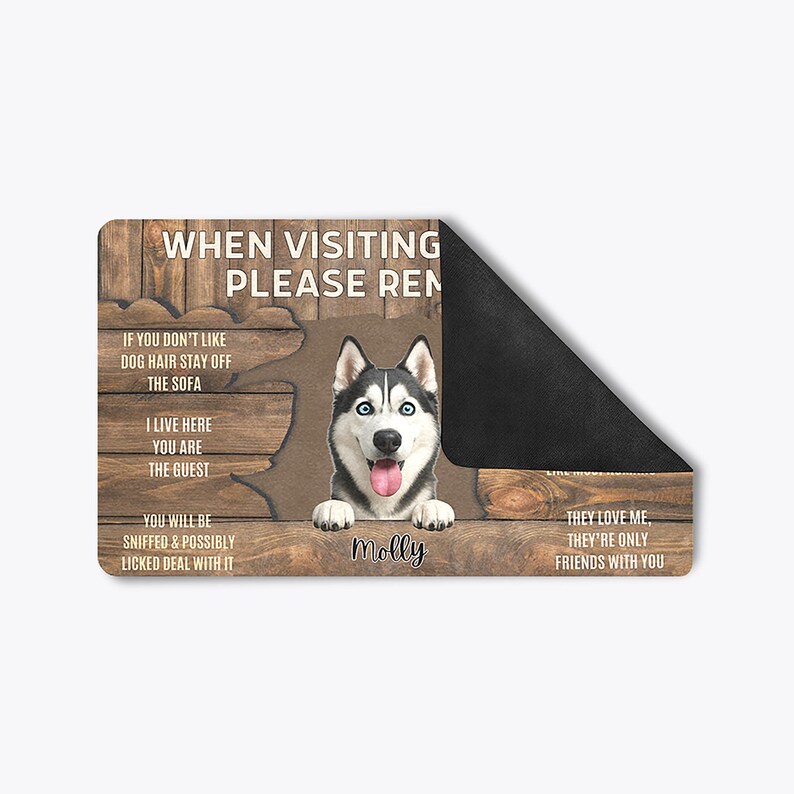 Personalized Dog Portrait Door - Your Home Textiles reseña y precio
