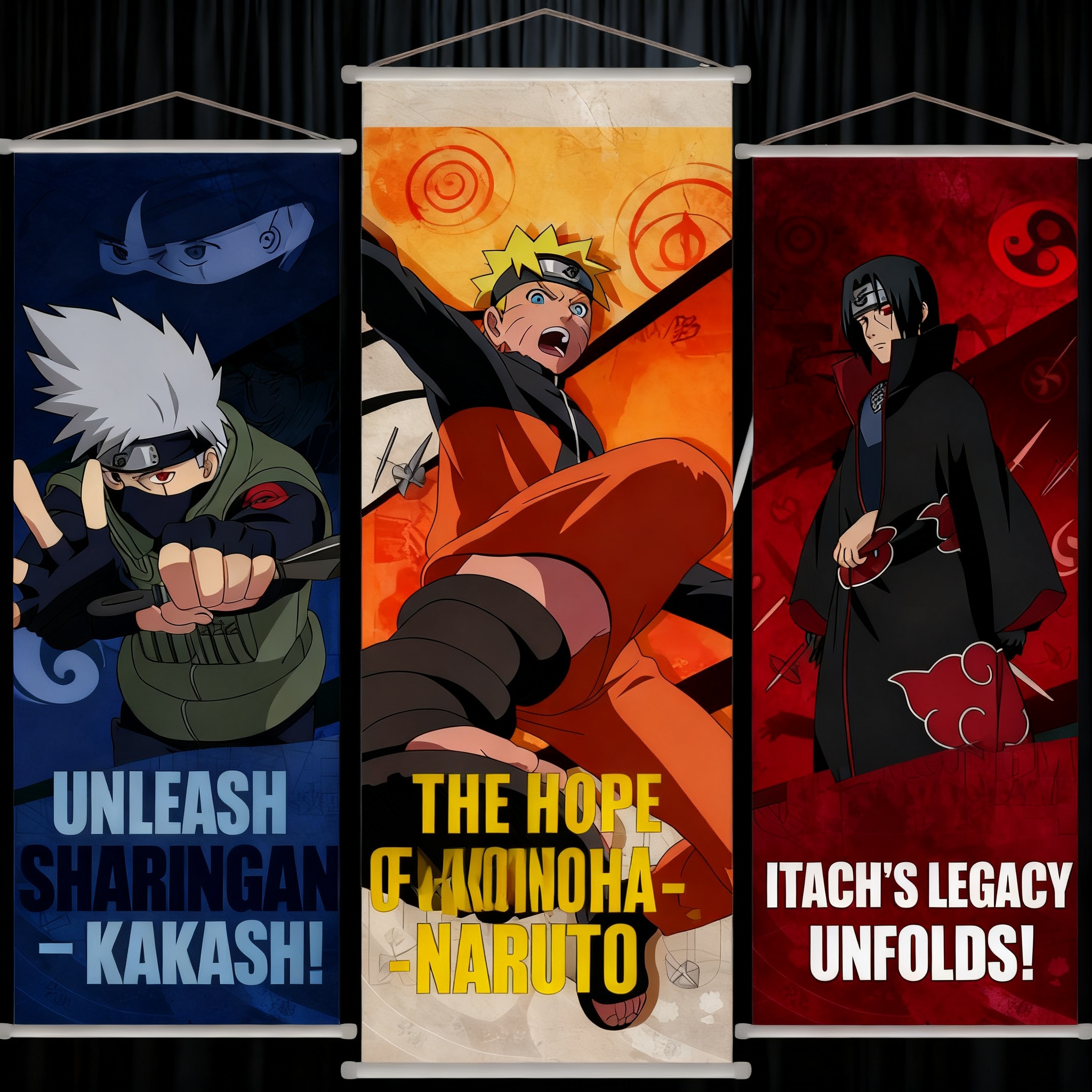 Naruto Anime Uzumaki Long Scro - Home Textile reseña y precio